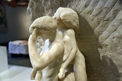 Auguste Rodin 1893 Orpheus and Eurydice 2 Close Up From New York Metropolitan Museum Of Art At New York Met Breuer Unfinished.jpg
